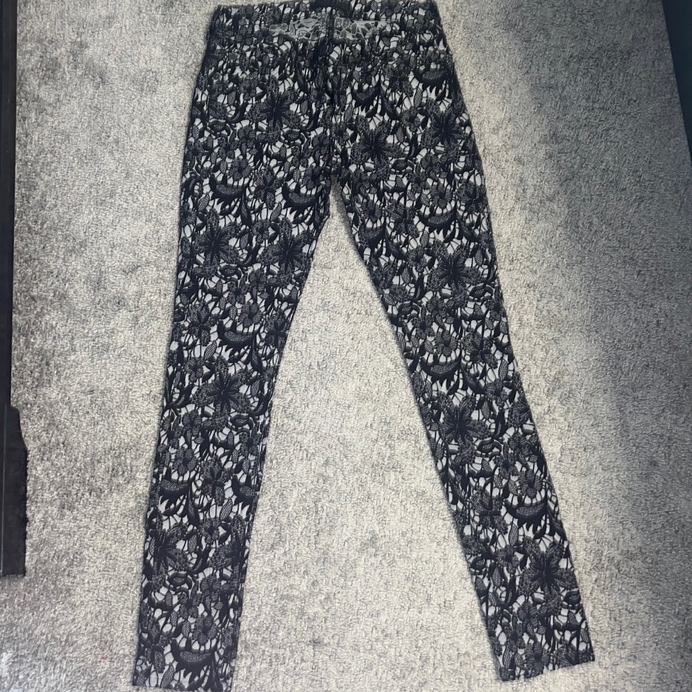 7 for all mankind lace jeans/pants